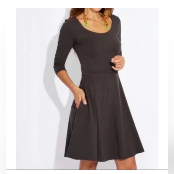 Pact Dresses & Skirts - PACT Organic Cotton Fit & Flare Dress – Women’s XS Black